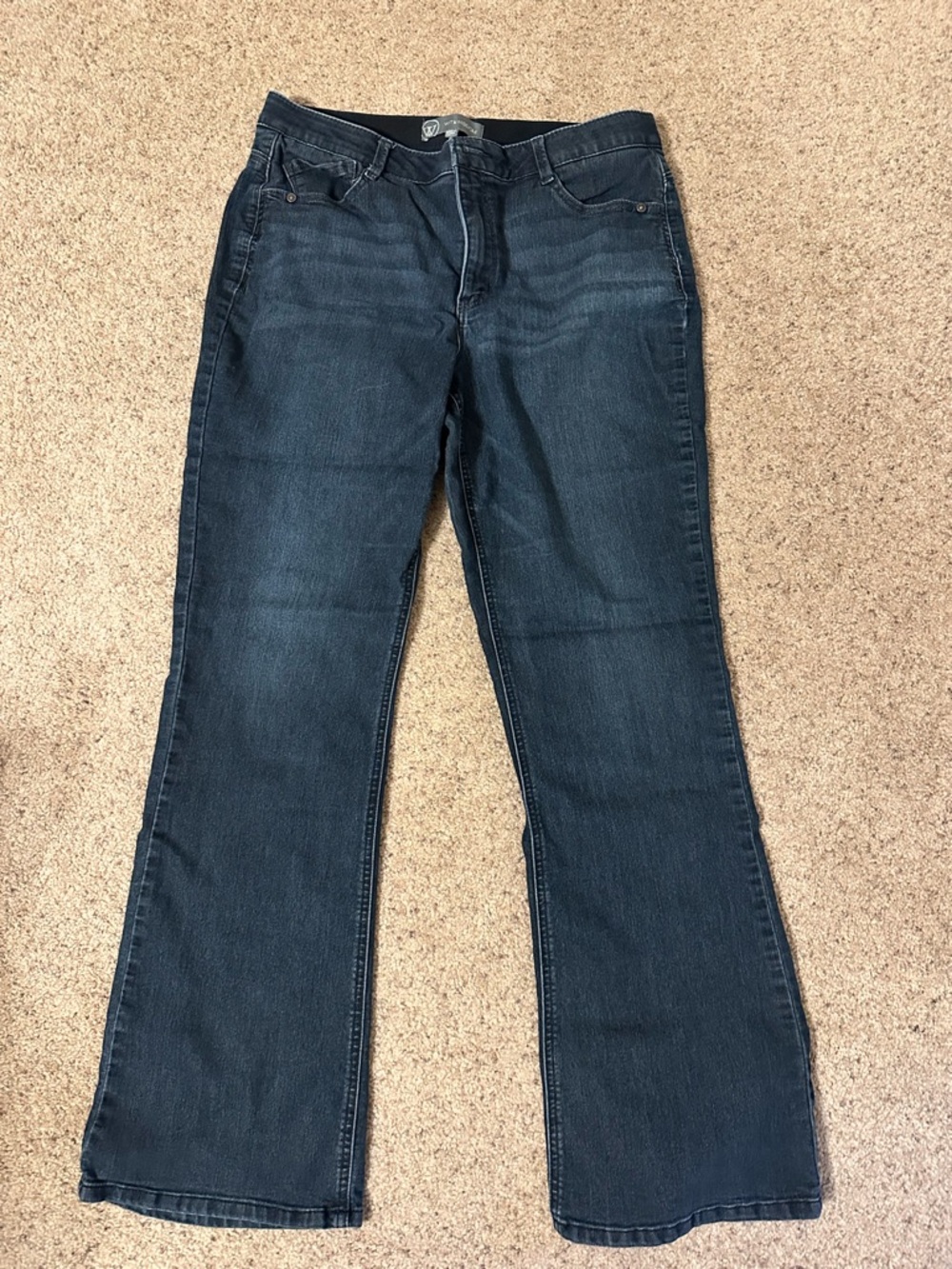 Wit & Wisdom Dark Blue Wide Leg Jeans